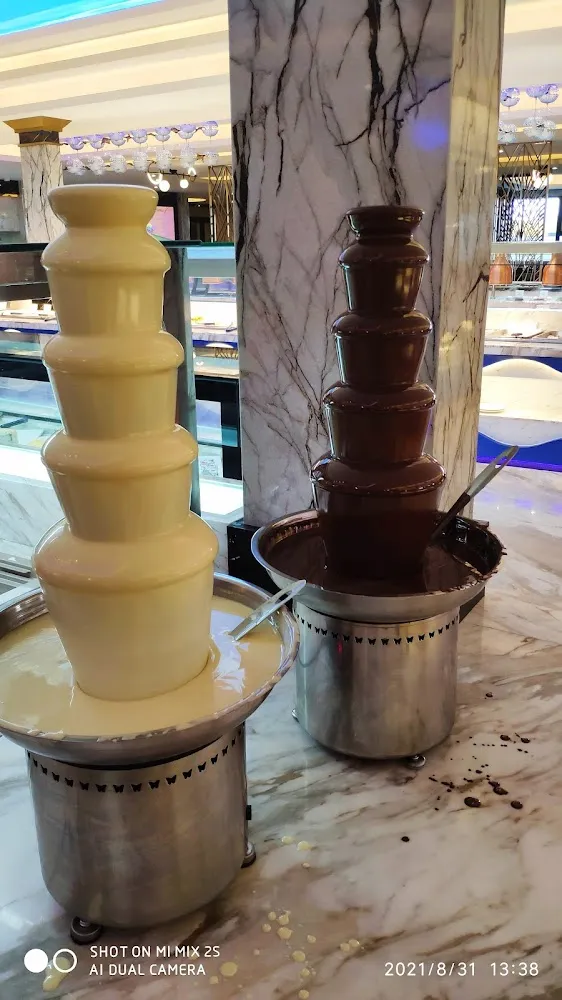 Fontaine de Chocolat Blanc Et Noir